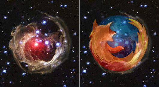 Hubble e Firefox