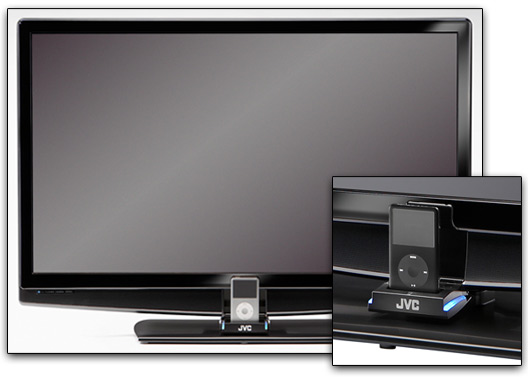 TV JVC para iPod