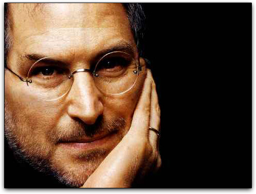 Steve Jobs com mãozinha