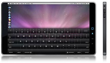 Netbook da Apple Mockup de netbook da Apple