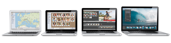 Família de MacBooks