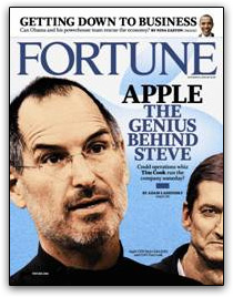 Jobs e Cook na Fortune