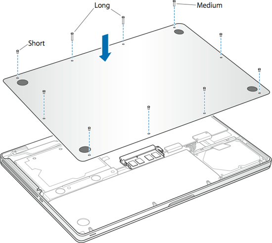 Diagrama do novo MacBook Pro de 17