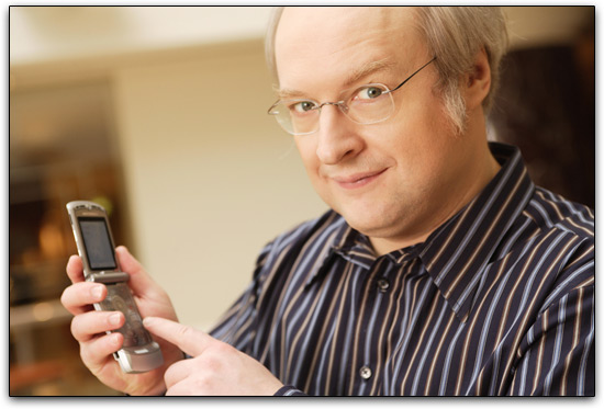 Jakon Nielsen e telefone celular