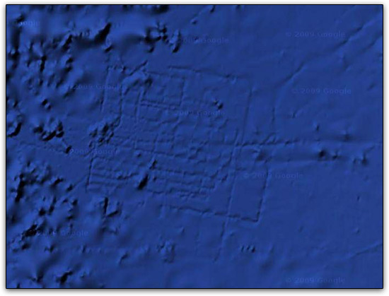 Atlantis no Google Earth 5.0