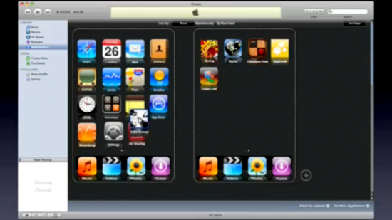 Gerenciamento de Apps pelo iTunes