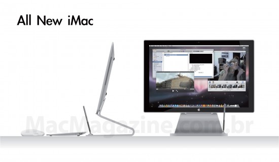 Conceito de iMac Multi-Touch