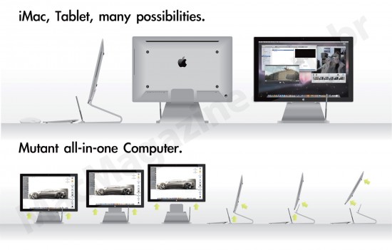 Conceito de iMac Multi-Touch
