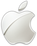 Logo prata da Apple