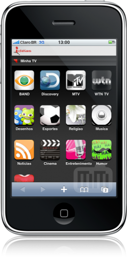 Claro Minha TV no iPhone