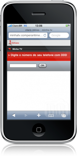 Claro Minha TV no iPhone