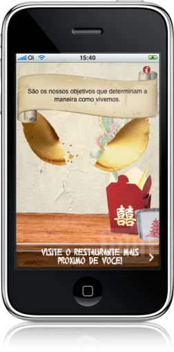 Biscoito da Sorte no iPhone