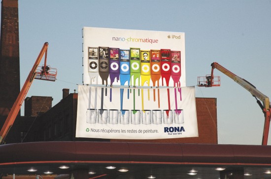 Campanha de oportunidade explorando outdoor nano-chromatic, da Apple