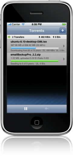 Drivetrain no iPhone
