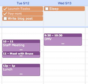 Tasks no Google Calendar