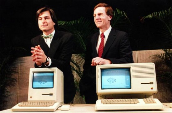 Steve Jobs e John Sculley na Apple