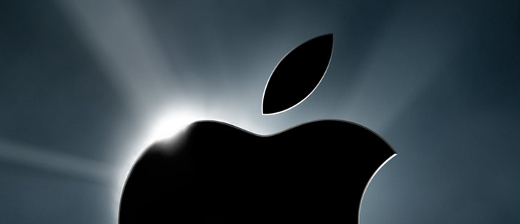 Meio logo da Apple