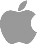 Logo cinza da Apple