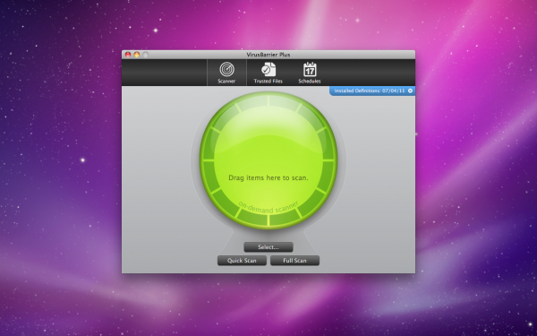 VirusBarrier Plus - Mac OS X