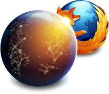 Ícones - Firefox normal e Aurora