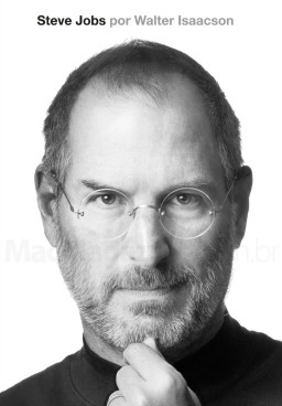 Capa da biografia autorizada de Steve Jobs em português