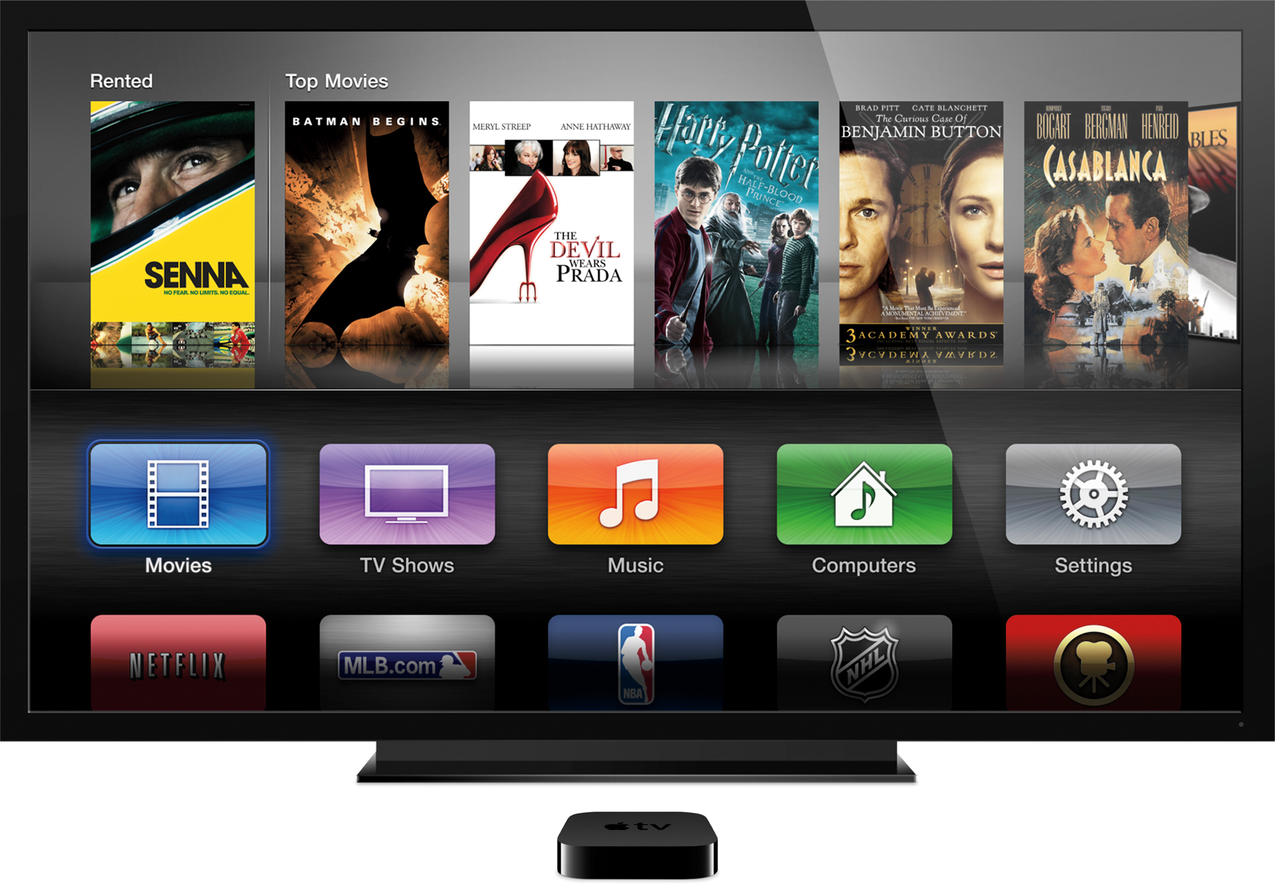 Nova Apple TV com Full HD 1080p