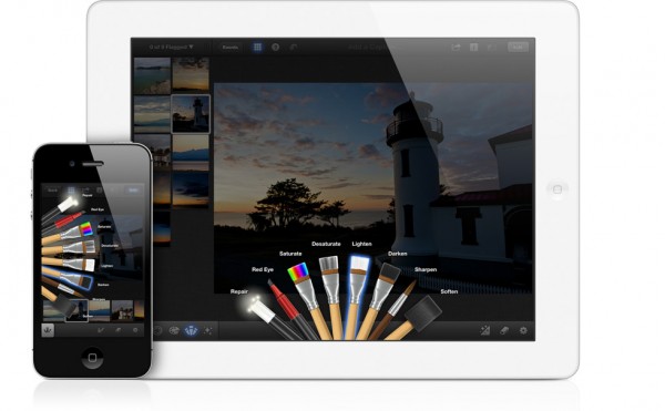 iPhoto rodando em iPad e iPhone