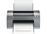 Ícone de impressora do OS X