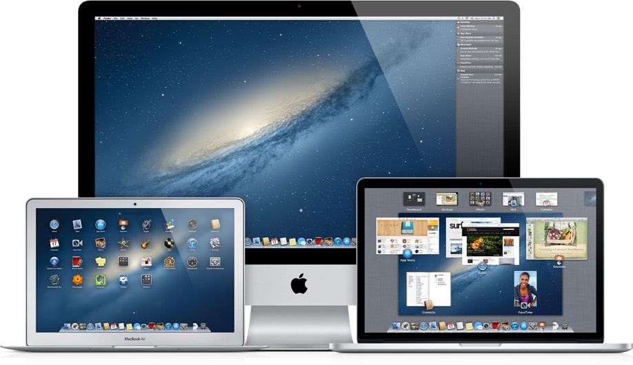 Macs rodando o OS X Mountain Lion