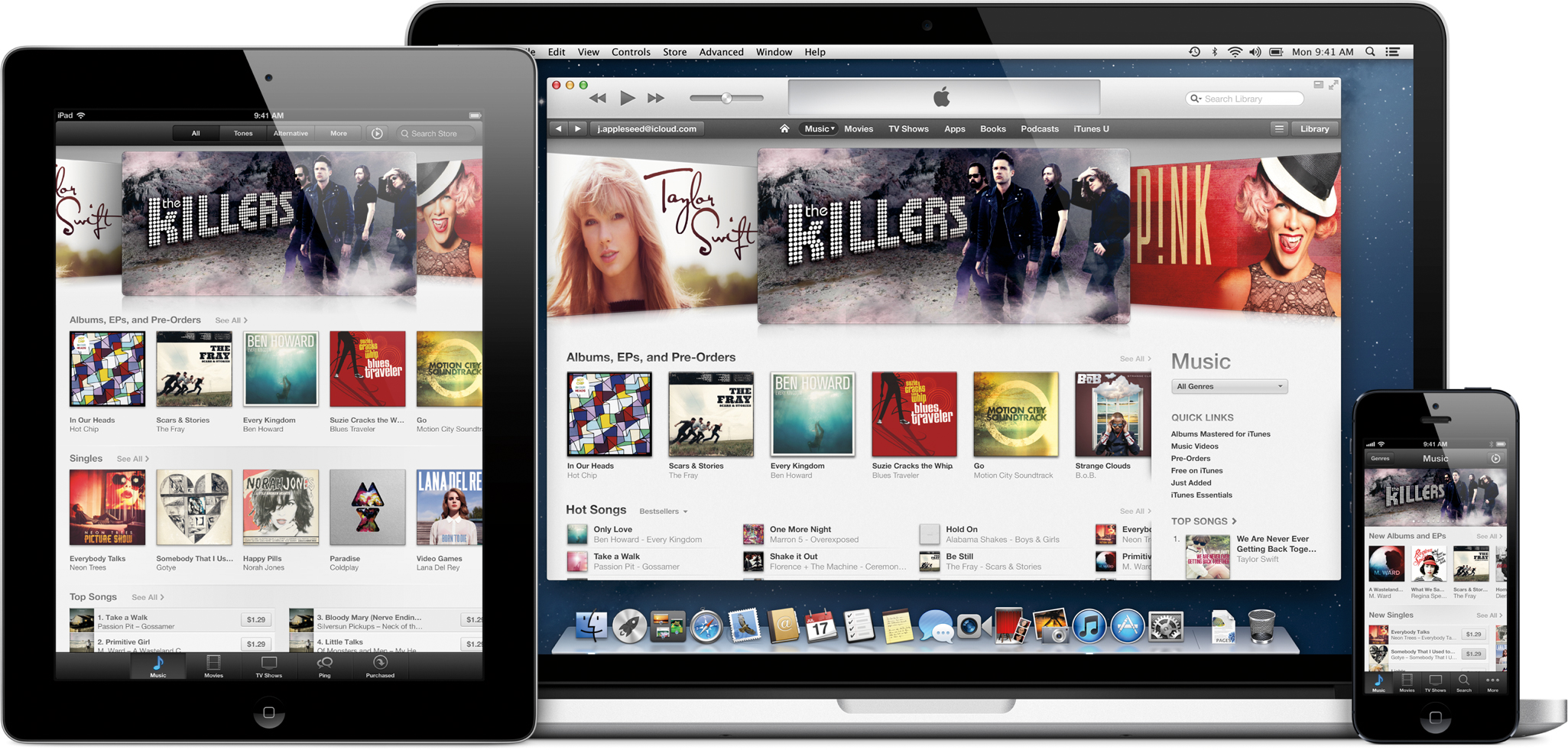 iTunes com iTunes Store em Macs e iGadgets