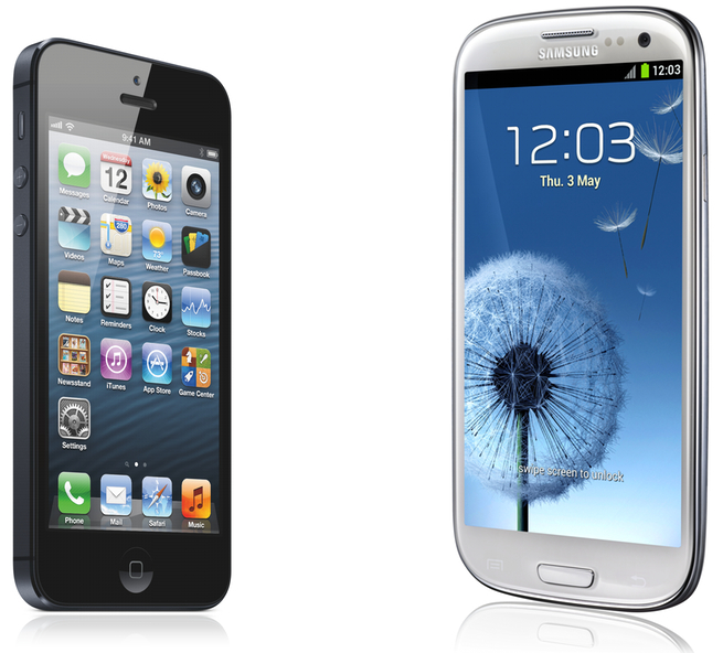 iPhone 5 vs. Galaxy S III