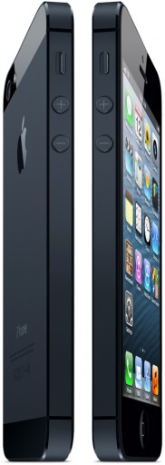 iPhones 5 pretos de lado