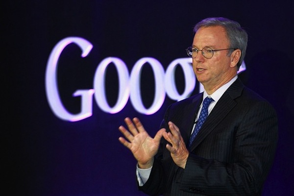 Eric Schmidt, presidente executivo do Google