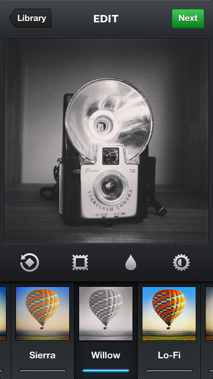 Interface do Instagram 3.2