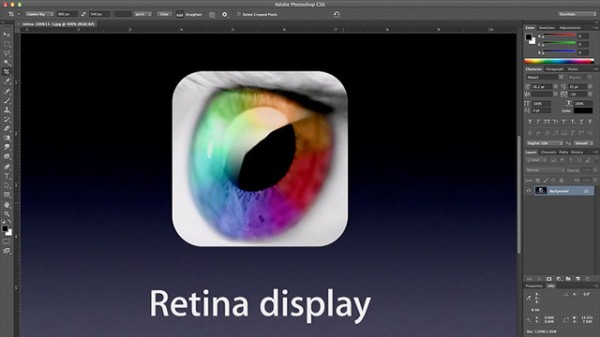 Adobe Photoshop com suporte a Retina