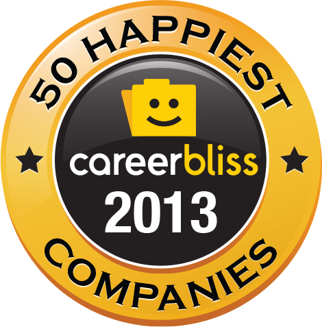 Logo do ranking da CareerBliss - 2013