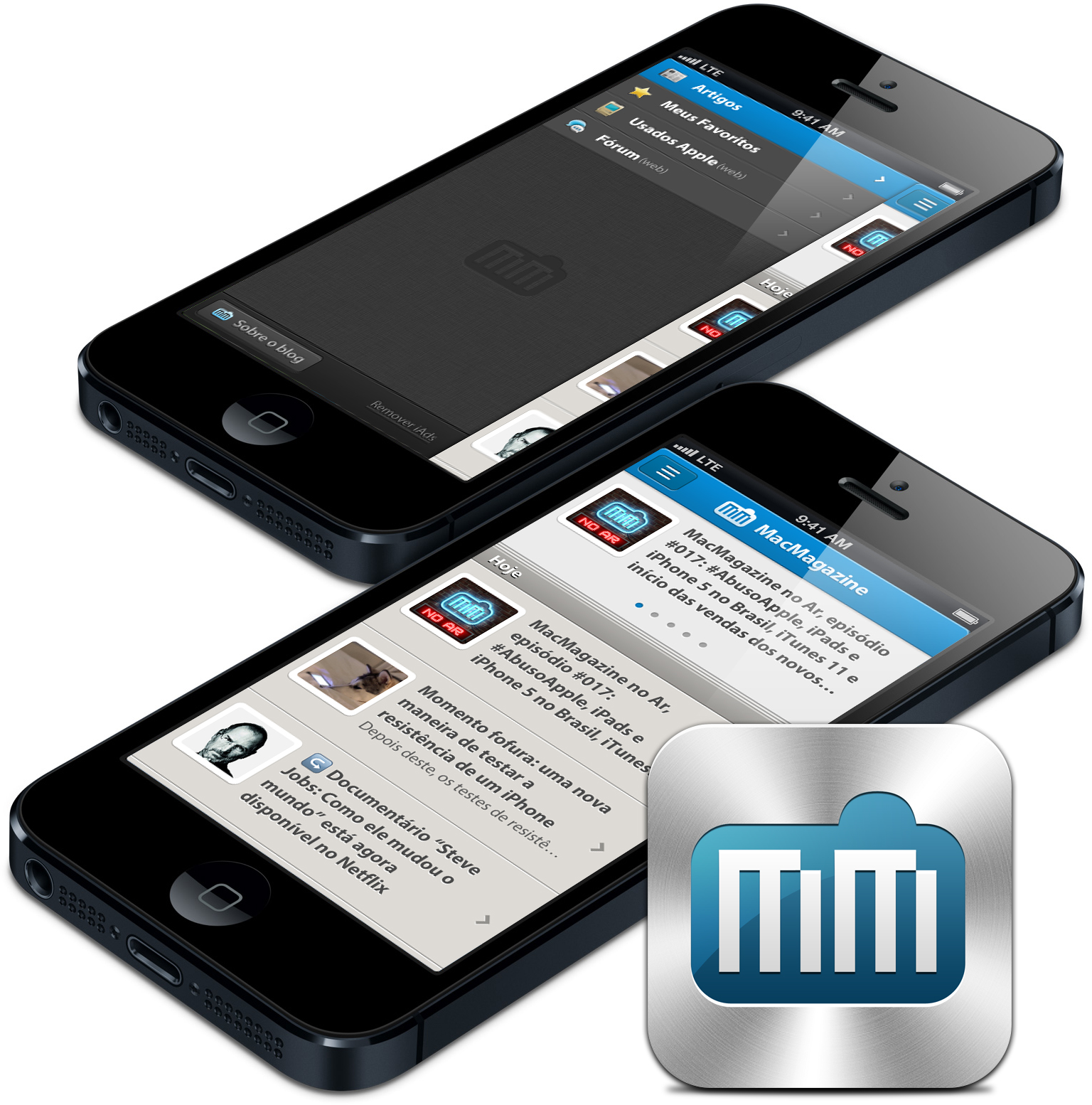 App do MacMagazine em iPhones 5