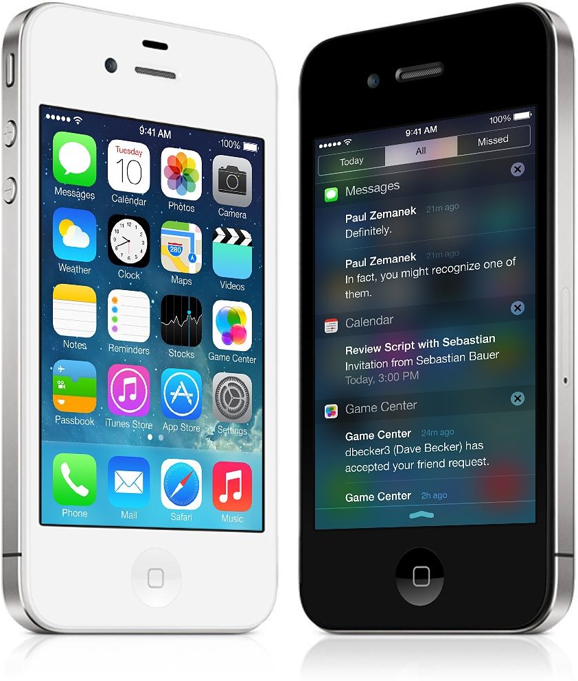 iPhone 4 com iOS 7