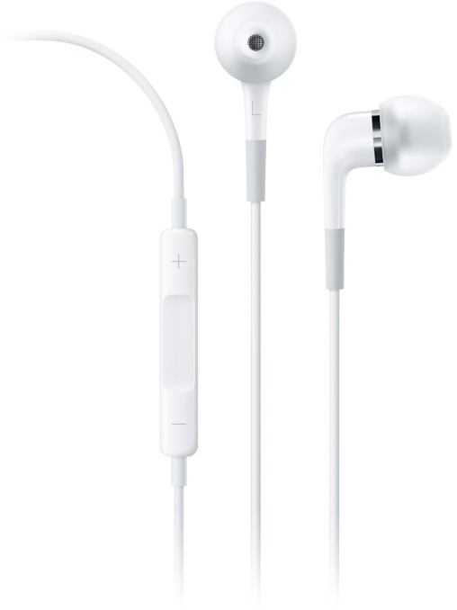 Apple - Fone de ouvido intra-auricular Apple com controle remoto e microfone