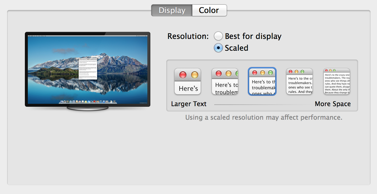 Monitor 4K no OS X 10.9.3