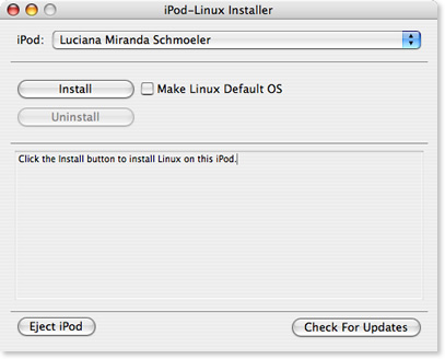 Instalação do iPodLinux