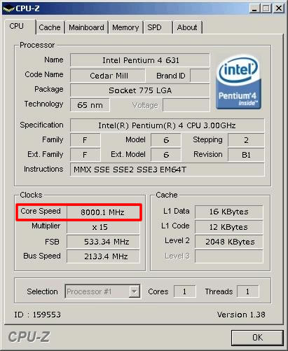 Pentium 4 8GHz