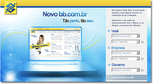 Novo Banco do Brasil e PowerBook G4