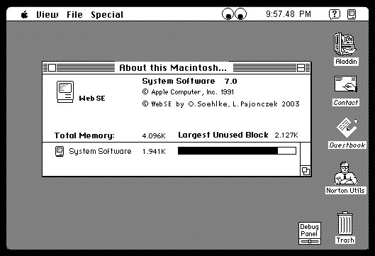 Mac OS 7.1 flash