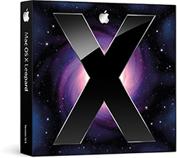 Caixa do Mac OS X 10.5 Leopard