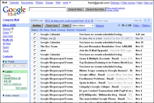 Microsoft’s Gmail