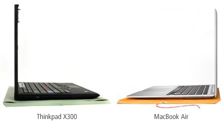 Lenovo X300 vs MacBook Air