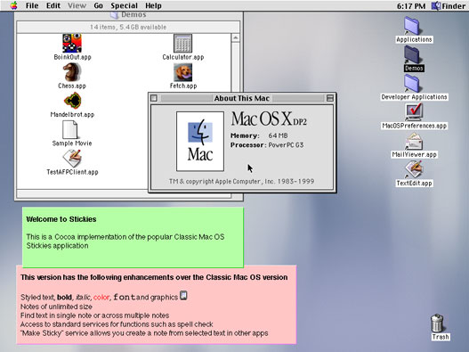 Mac OS X DP2