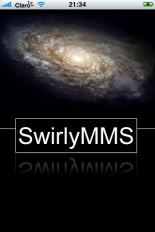 Tela inicial do SwirlyMMS
