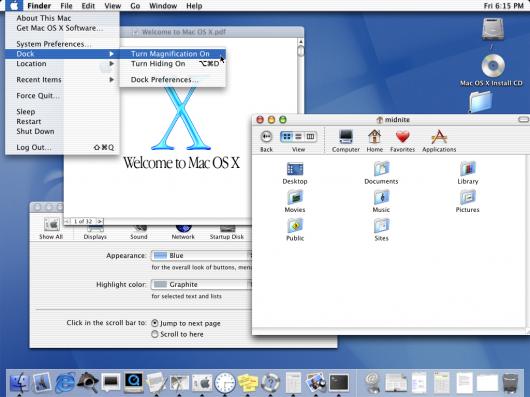 Mac OS X Cheetah 10.0